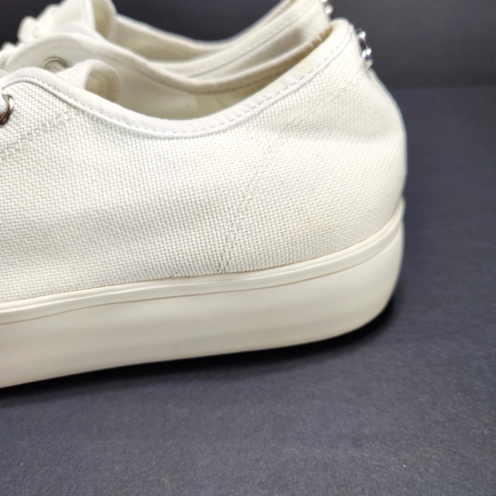 Steve Madden Elore Off White Light Tan Lace Up Platform Sneaker Women's Shoe 9M - Picture 6 of 11